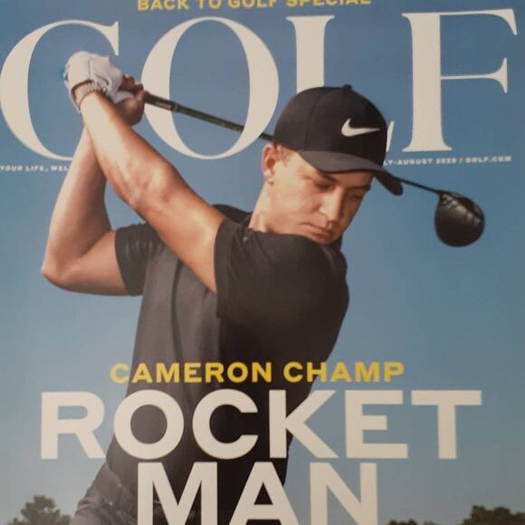 GOLF Magazine July-August 2020 CAMERON CHAMP Volume 62, Number 6 sport PGA - Picture 1 of 3
